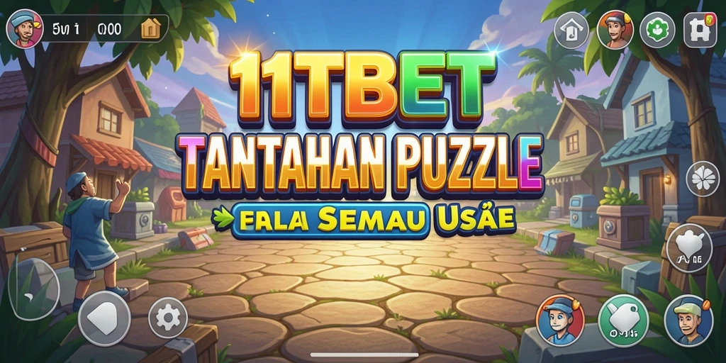 Screenshot utama 11TBET menunjukkan gameplay Puzzle yang seru dan menantang.