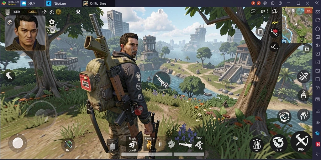 Tangkapan layar utama gameplay 138ALIEN dengan dunia terbuka yang luas.