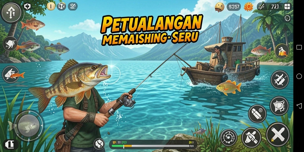 Tangkapan ikan yang spektakuler dalam gameplay 2757.