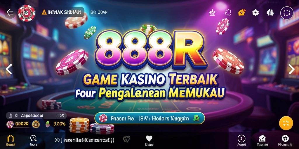 Tampilan gameplay seru dan menarik dari 888R di kasino online.