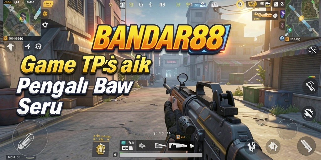 Screenshot gameplay BANDAR88 menampilkan aksi tembak-menembak yang mendebarkan.