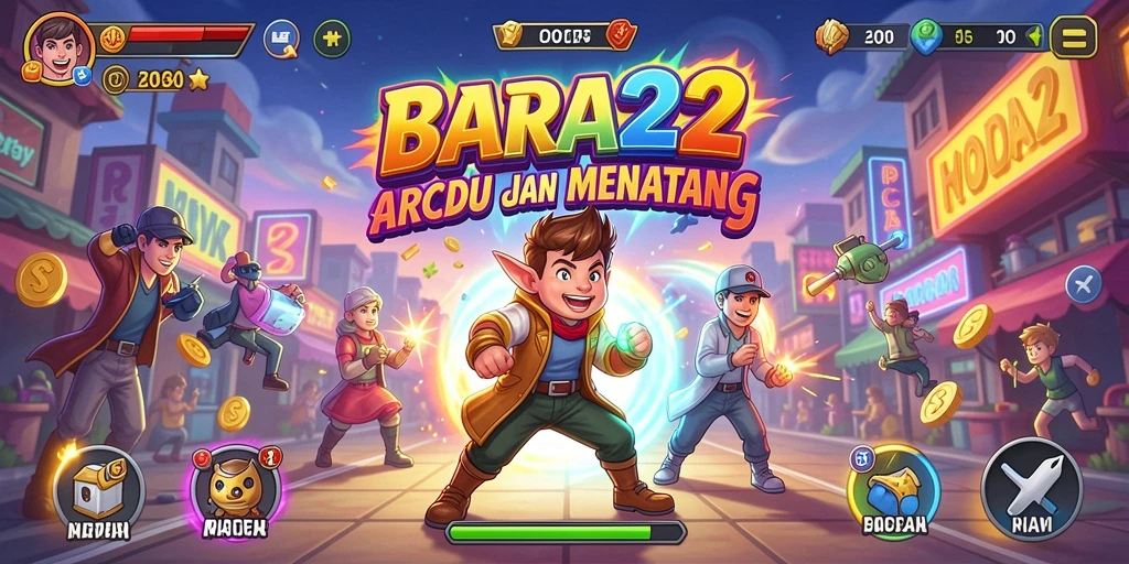 Gameplay seru dengan tantangan menantang di BARA22.