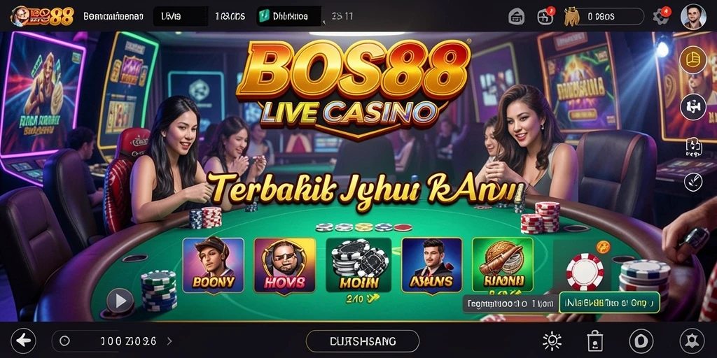 Gameplay Live Casino yang mendebarkan di BOS88.