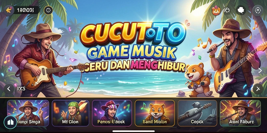 Tampilan menarik dari gameplay CUCUTOTO yang menghibur.