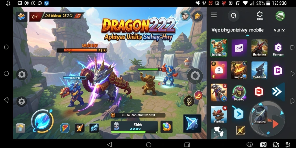 Tampilan antarmuka DRAGON222 yang menarik dan user-friendly.