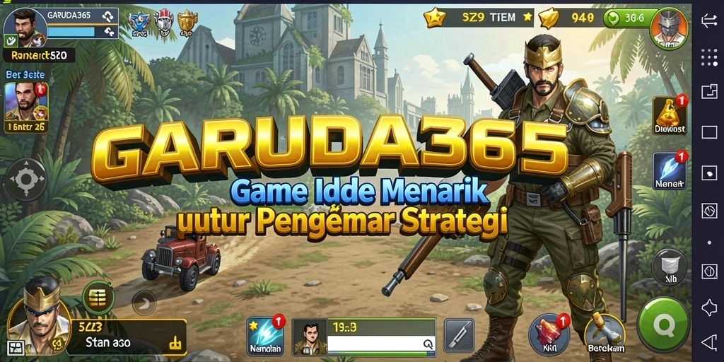 Screenshot GARUDA365 menunjukkan gameplay Idle yang menarik dan strategis.