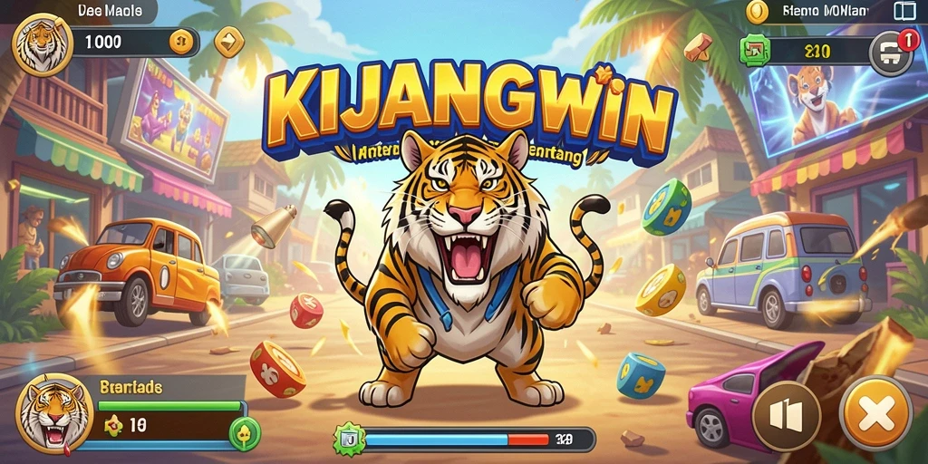 Tampilan gameplay seru dan menantang dari KIJANGWIN.