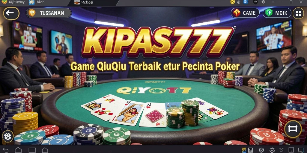 Tampilan gameplay seru dalam KIPAS777 yang menampilkan strategi QiuQiu.