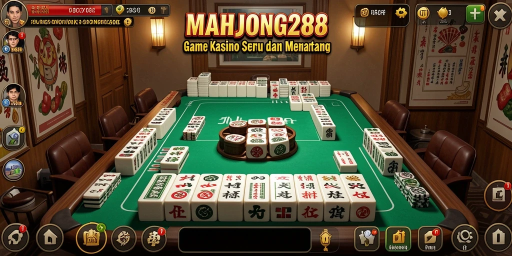 Gameplay seru di MAHJONG288 dengan berbagai pilihan permainan Kasino.