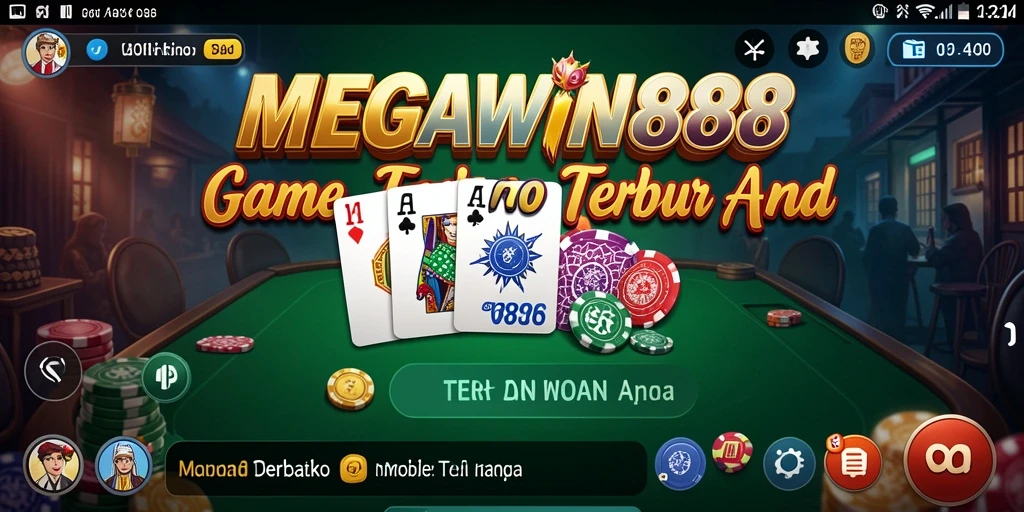 Tampilan memainkan domino yang menarik dan interaktif.