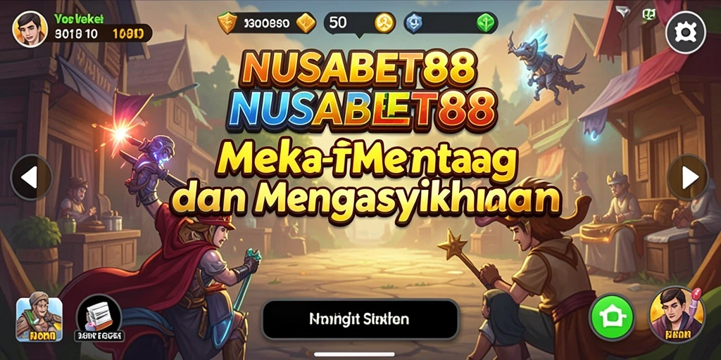 Tampilan gameplay NUSABET88 dengan berbagai teka-teki menarik.