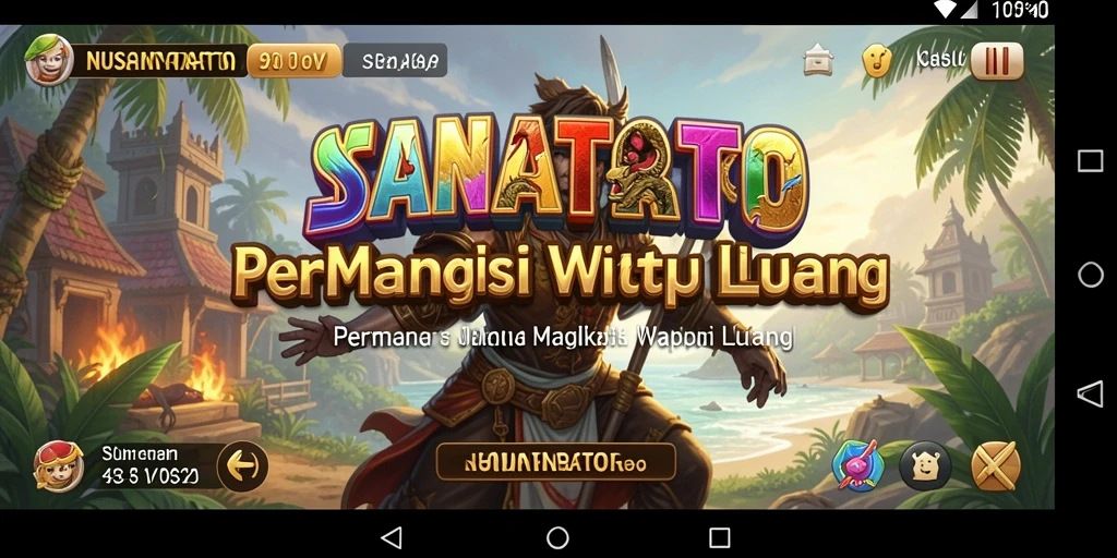 Tangkapan layar menampilkan momen seru dalam gameplay NUSANTARATOTO.