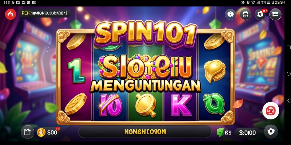 Screenshot utama SPIN101 menampilkan gameplay Slot yang seru.