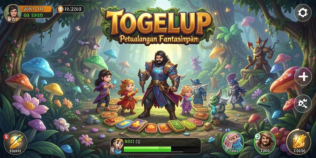 Tampilan menarik dari gameplay TOGELUP dengan aksi RPG yang seru.